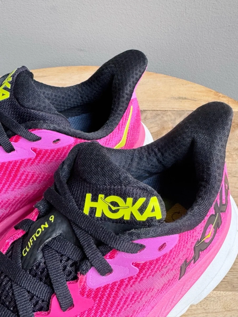 Hoka Pink & Black Women's Athletic Running Shoes - Picture 7 of 11